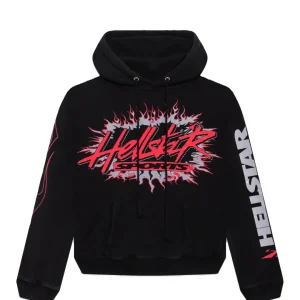 Black-Hellstar Sports Future Flame Hoodie