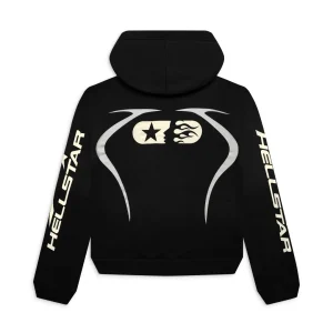 Black-Hellstar Sports Jet Hoodie