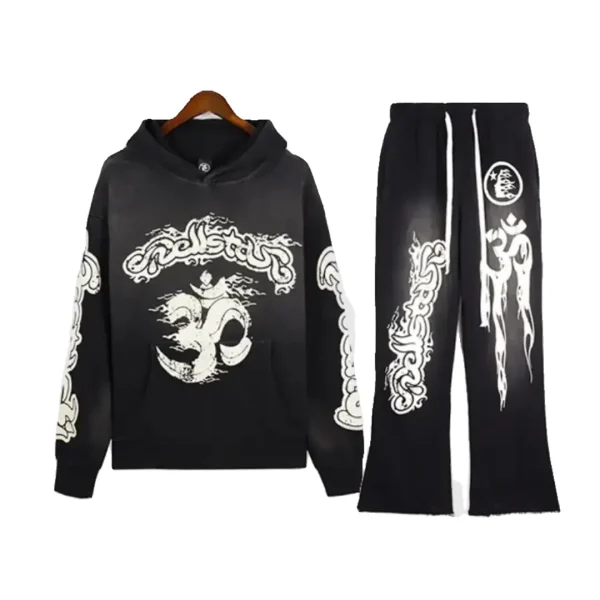 Black-Hellstar Studios Records Yoga Tracksuit