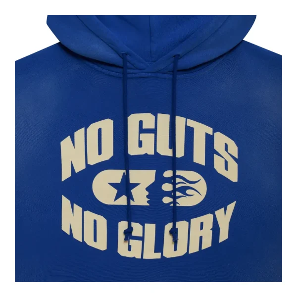 Blue-Hellstar No Guts No Glory! Hoodie