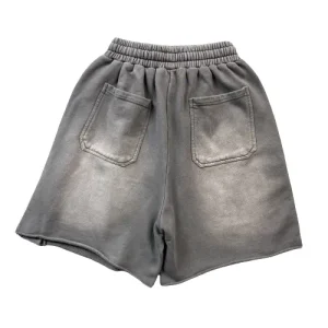 Grey Hellstar Snap Shorts