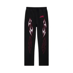 Hellstar Flam Black Sweatpant For Men